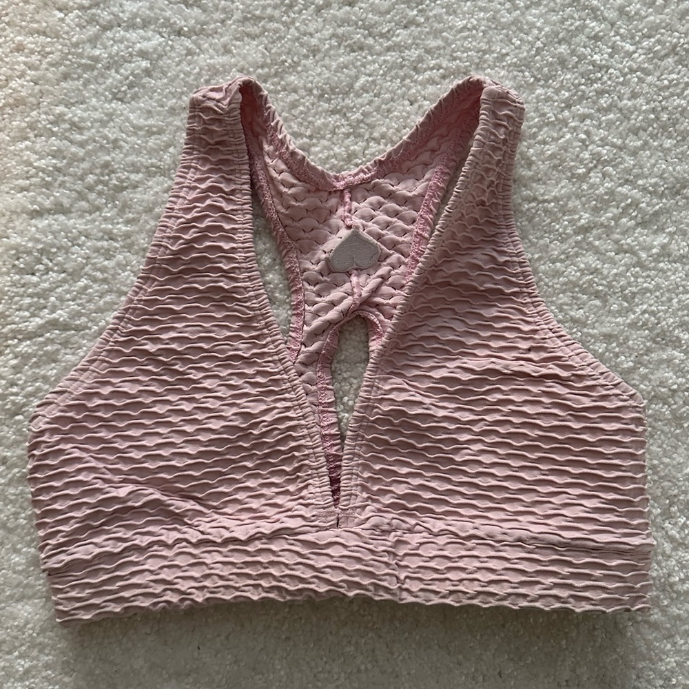 Booty By Brabants Pink Sports Bra